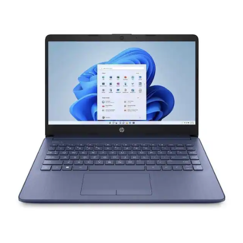 Refurbished 14" Full HD Laptop – Intel N150, 4GB DDR4 RAM, 128GB SSD/UFS Storage, Windows 11 Home (Blue)